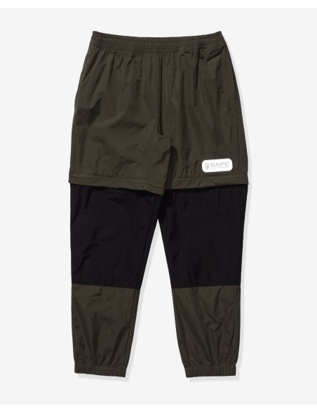 BAPE DETACHABLE LEGS PANTS - GREEN Pour