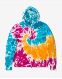 BAPE TIE DYE SHARK WIDE FULL ZIP HOODIE - MULTI pas cher chine