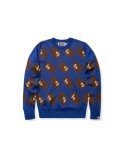 BAPE APE HEAD KNIT - BLUE est présent 