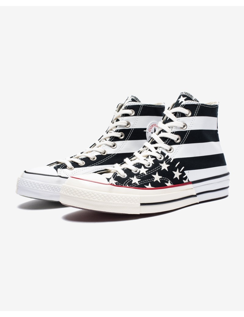 CONVERSE CHUCK 70 HI ARCHIVE RESTRUCTURED - BLACK/WHITE/EGRET plus qu'un jeu 