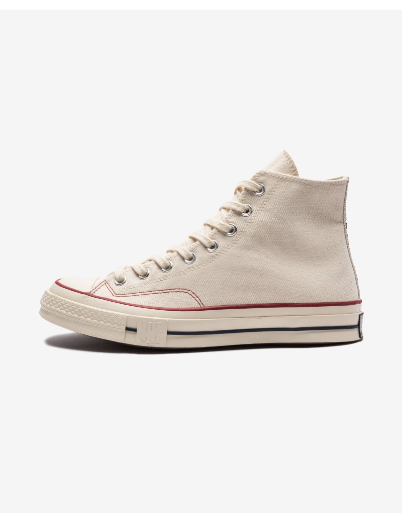 CONVERSE X UNDEFEATED CHUCK 70 HI - NATURAL/ FIERYRED le des métaux précieux