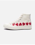 CONVERSE X CDG PLAY MULTI HEART CHUCK TAYLOR ALL STAR '70 HIGH s'inspire de l'anatomie humaine