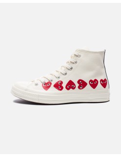 CONVERSE X CDG PLAY MULTI HEART CHUCK TAYLOR ALL STAR '70 HIGH s'inspire de l'anatomie humaine