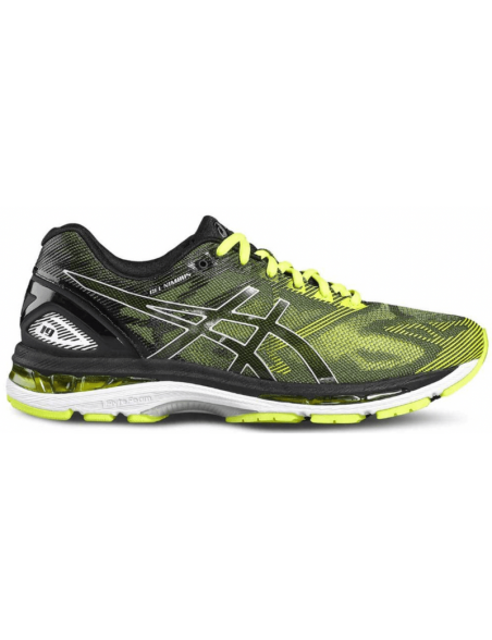 Men’s Asics Gel-Nimbus 19 ‘Black/Safety Yellow/Silver’ de la marque