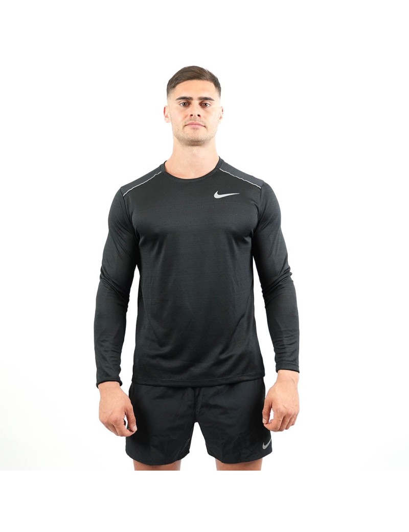 Nike Long Sleeve Miller 1.0 T-Shirt (Black) votre