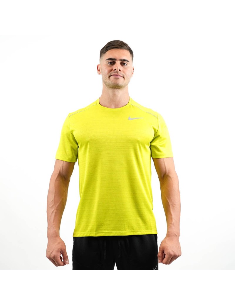 Nike Miller 1.0 Short Sleeve T - Shirt (Neon Green) le concept de la Pate a emporter 