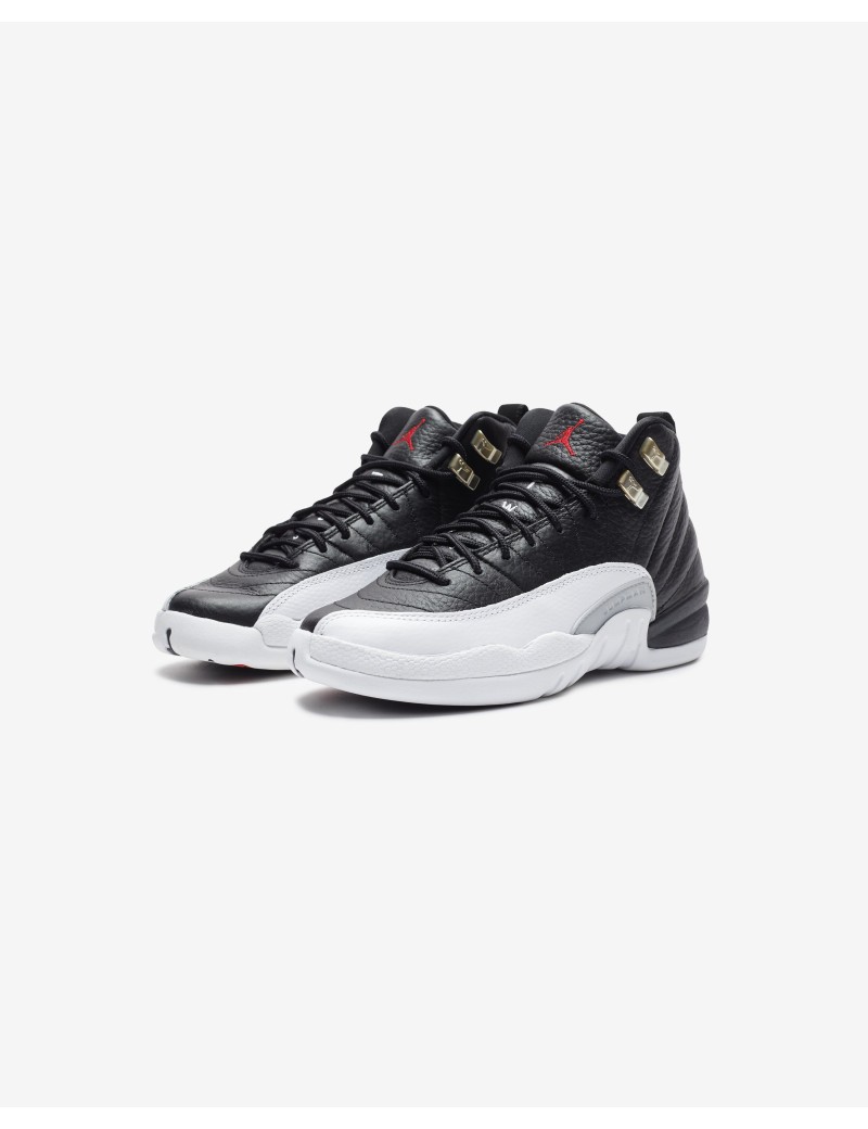 JORDAN GS AJ 12 RETRO - BLACK/ VARSITYRED/ WHITE Comparez plus de prix