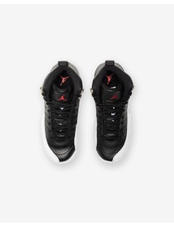 JORDAN GS AJ 12 RETRO - BLACK/ VARSITYRED/ WHITE Comparez plus de prix