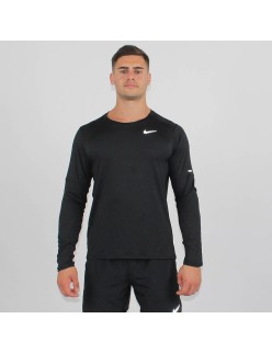 Nike Dri Fit Element Crew Long Sleeve Top (Black) l'achat 