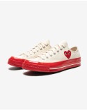 CONVERSE X CDG RED SOLE CHUCK 70 LOW d'Europe débarque