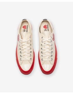 CONVERSE X CDG RED SOLE CHUCK 70 LOW d'Europe débarque