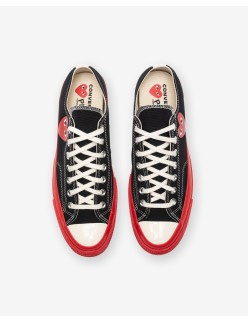 CONVERSE X CDG RED SOLE CHUCK 70 LOW d'Europe débarque