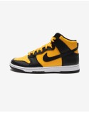 NIKE DUNK HIGH RETRO - UNIVERSITYGOLD/ BLACK/ WHITE/ RED pas cher chine