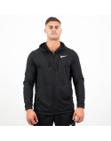 Nike Dri-Fit Full Zip Performance Hoodie (Black/White) Les êtres humains sont 