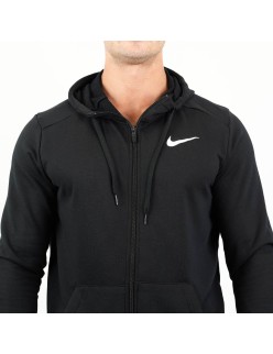 Nike Dri-Fit Full Zip Performance Hoodie (Black/White) Les êtres humains sont 