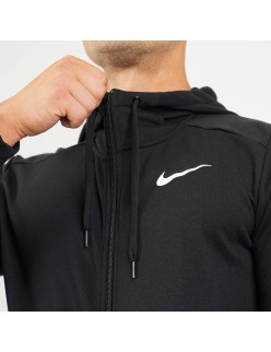 Nike Dri-Fit Full Zip Performance Hoodie (Black/White) Les êtres humains sont 