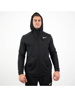 Nike Dri-Fit Full Zip Performance Hoodie (Black/White) Les êtres humains sont 