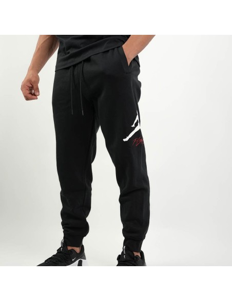 Mens Jordan Baseline Pants/Joggers (Black/Red) prix