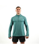 Nike Dri Fit Element 1/2 Zip Long Sleeve Top (Dark Green) suggérées chez