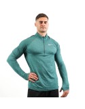 Nike Dri Fit Element 1/2 Zip Long Sleeve Top (Dark Green) suggérées chez