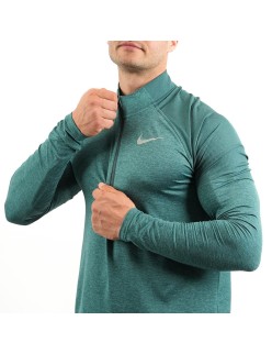 Nike Dri Fit Element 1/2 Zip Long Sleeve Top (Dark Green) suggérées chez