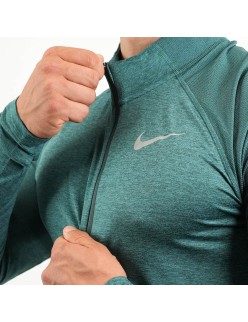 Nike Dri Fit Element 1/2 Zip Long Sleeve Top (Dark Green) suggérées chez