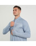 Nike Dri Fit Element 1/2 Zip Long Sleeve Top (Sky Blue) de technologie