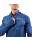 Nike Dri Fit Element 1/2 Zip Long Sleeve Top (Deep Blue) Fin de série