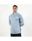 Nike Dri Fit Element 1/2 Zip Long Sleeve Top (Sky Blue) de technologie