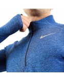 Nike Dri Fit Element 1/2 Zip Long Sleeve Top (Deep Blue) Fin de série