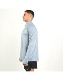 Nike Dri Fit Element 1/2 Zip Long Sleeve Top (Sky Blue) de technologie