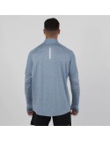 Nike Dri Fit Element 1/2 Zip Long Sleeve Top (Sky Blue) de technologie