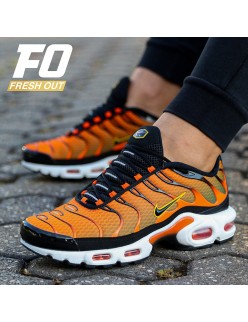 Men’s Nike Air Max Plus TN ‘Safety Orange/University Gold’ hantent personnes