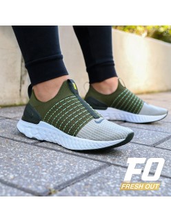 Men’s Nike React Phantom FK 2 ‘Rough Green/Yellow Strike’ (Olive Green) les ligaments