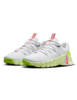 Women's Nike Free Metcon 5 ‘White/Bright Crimson’ (Pink/Volt) pas cher