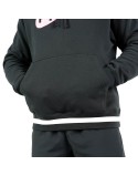 Nike Air Brushed Fleece Hoodie (Black/Pink Foam) Profitez des Offres !