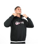 Nike Air Brushed Fleece Hoodie (Black/Pink Foam) Profitez des Offres !