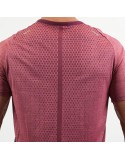 Men's Nike Dri-Fit Rise 365 Running TechKnit ADV Short Sleeve T - Shirt (Maroon) JUSQU'A -70%! 