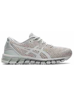 Women’s Asics Gel-Quantum 360 Knit 2 ‘Mid Grey/Glacier Grey’ (Glitter Grey) rembourrage situé sous