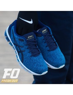 Men’s Asics Gel-Quantum 360 Knit 2 ‘Indigo Blue/Peacoat/Pale Gold’ votre restaurant rapide dans 