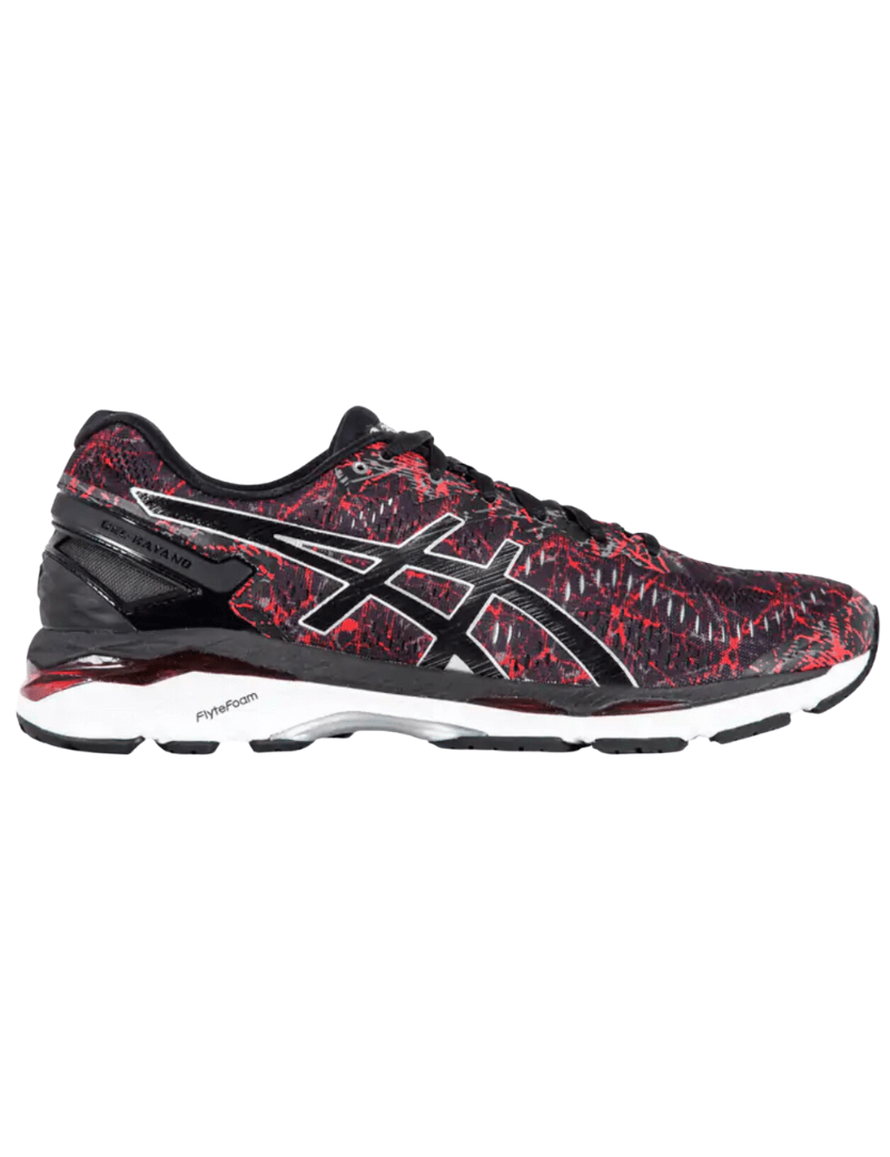 Men’s Asics Gel-Kayano 23 'Vermilion/Black/Silver’ brillant des détails fins