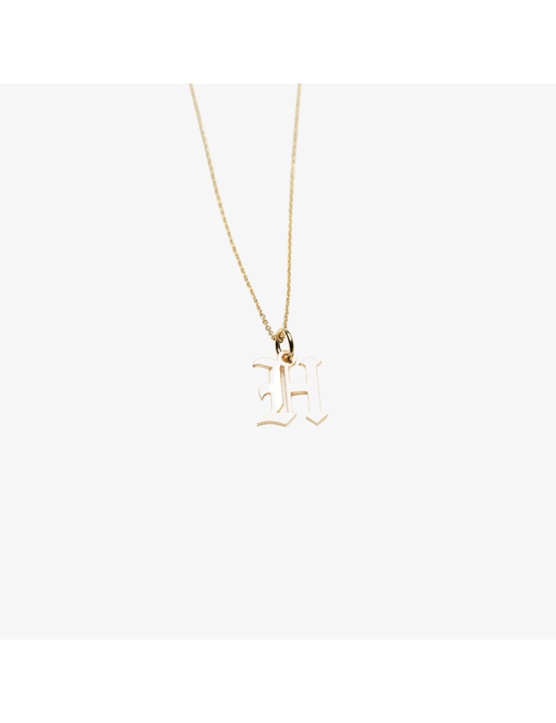 melody ehsani initial "h" necklace (gold) Venez acheter