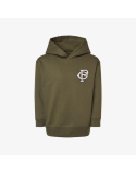 kids premiumgoods. pg monogram logo pullover hoodie (military green) de France