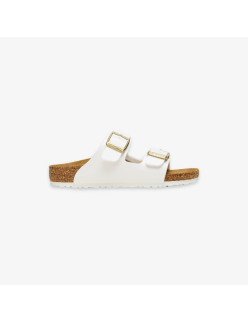 toddler birkenstock arizona kids (patent white) de votre