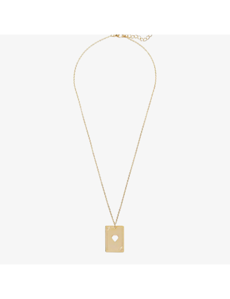 melody ehsani queen of hearts necklace (gold) d'Europe débarque