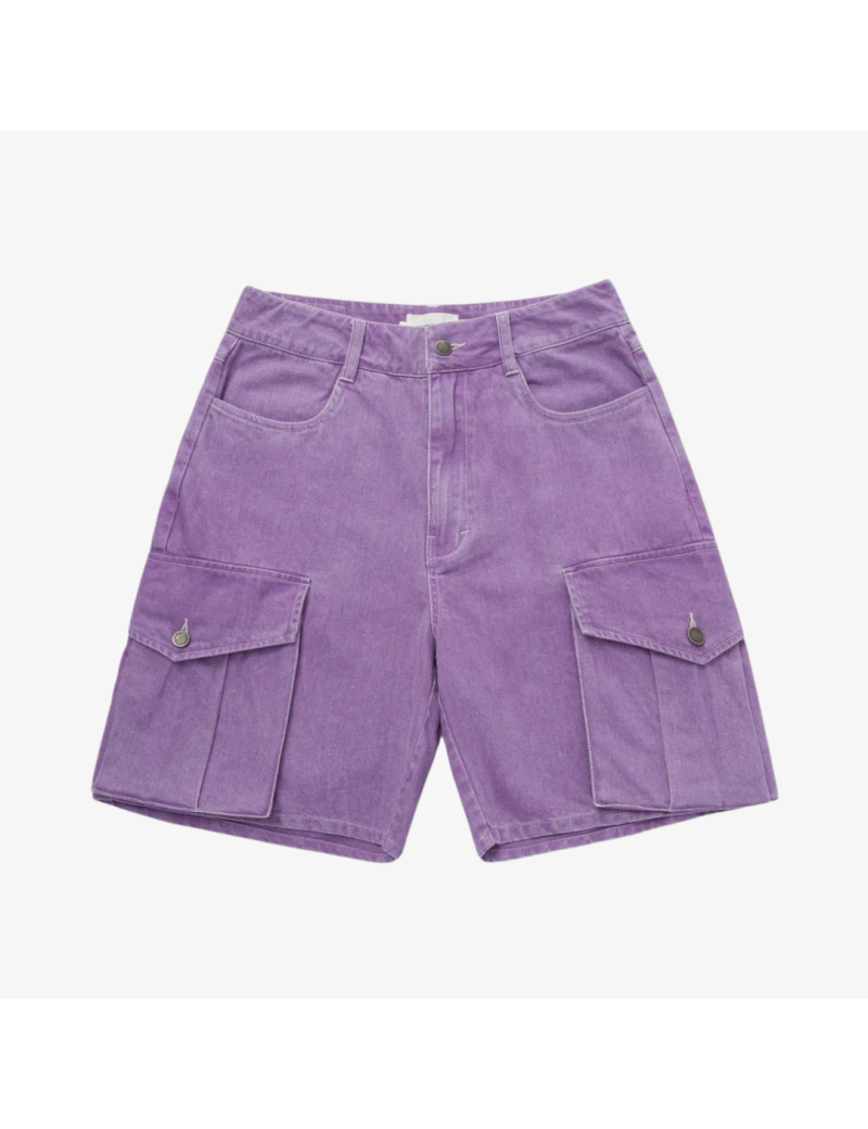 womens honor the gift baggy cargo shorts (purple) en linge