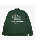 mens huf x toyota parts & service jacket (forest green) livraison et retour toujours gratuits