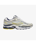 mens saucony progrid omni 9 (white/grey/yellow) de pas cher