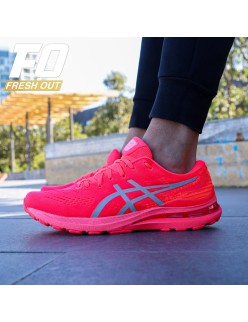 Men’s Asics Gel-Kayano 28 Lite-Show 'Lite-Show/Flash Red' pas chere