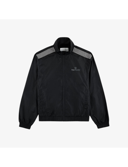 mens sergio tacchini dama track jacket (black beauty) de la marque